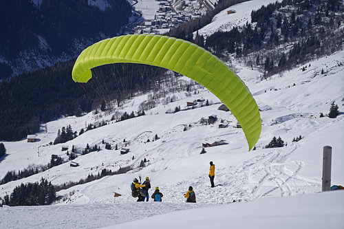 Paragliding in de Tuxer Alpen