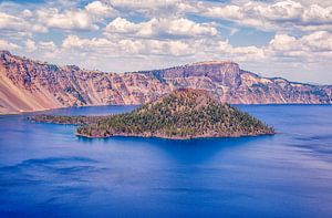 Île Wizard - Parc national de Crater Lake sur Joseph S Giacalone Photography