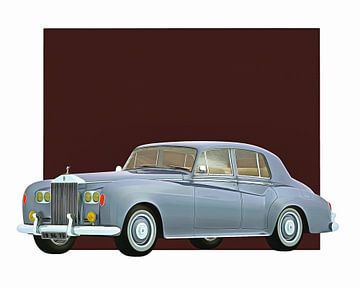 Klassieke auto – Oldtimer Rolls Royce Silver cloud III 1963 van Jan Keteleer
