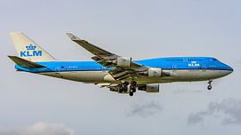 KLM Boeing 747-400 passenger aircraft. by Jaap van den Berg