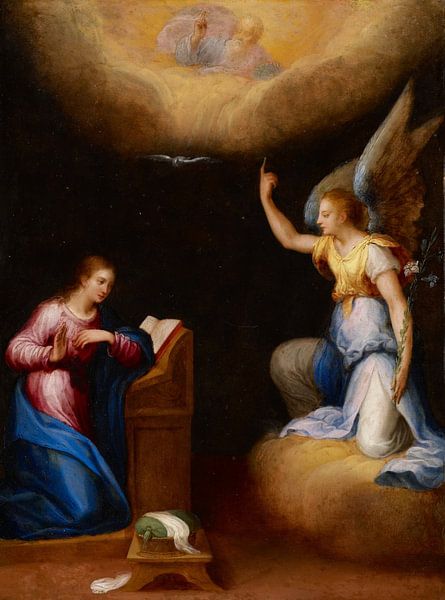 Annunciation, Hans Rottenhammer by Masterful Masters