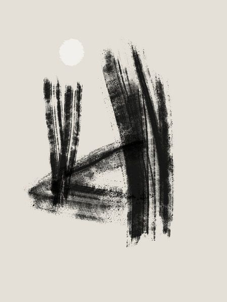 Modern art with organic shapes and lines by Imaginative