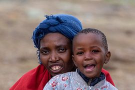 Mother and child by Martin van der Kruijk