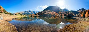 Panorama automnal au lac Duisitzkar