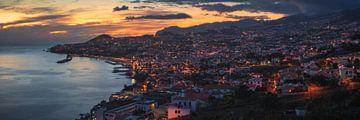 Madeira Funchal Panorama van Jean Claude Castor