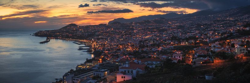 Madeira Funchal Panorama von Jean Claude Castor