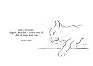 I wish I was my cat Haiku Holländisch von Karen Kaspar Miniaturansicht