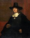 Rembrandt van Rijn, Porträt eines Mannes in einem hohen Hut von Rembrandt van Rijn Miniaturansicht