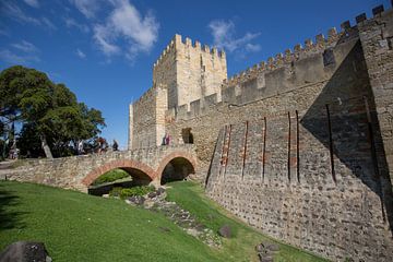 Castle sint Jorge im Zentrum von Lissabon, Portugal