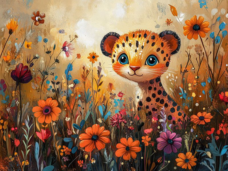 Leopard im Kinderzimmer von Max Steinwald