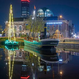 Leeuwarden by night by Alex De Haan