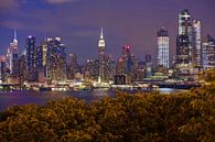 Skyline von New York von Milou van den Heuvel Miniaturansicht