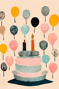 Cake With Ballons
