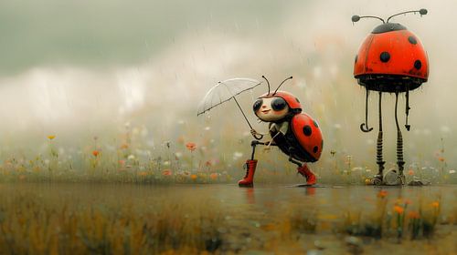 Mariechen's first encounter with an alien