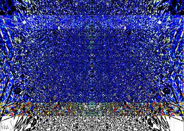 astratto.neroblu van rita sacco