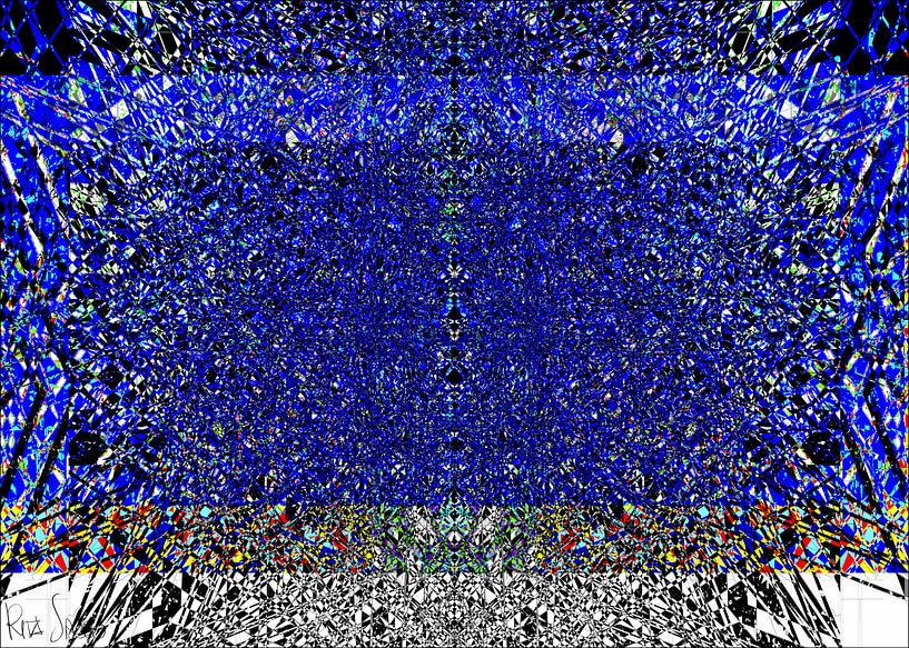 astratto.neroblu by rita sacco