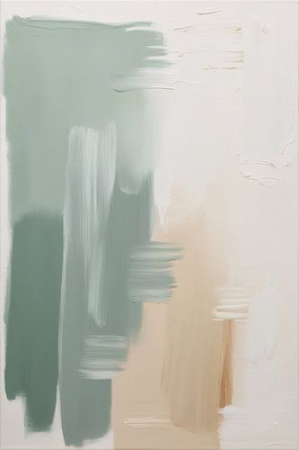 Rustgevend abstract schilderij