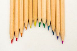 Rainbow pencils by Bert  Zefat