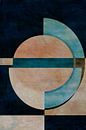 Mid Century Geographic Figures nr XIII by Jan Keteleer (JanKé): A Journey Beyond the Canvas thumbnail