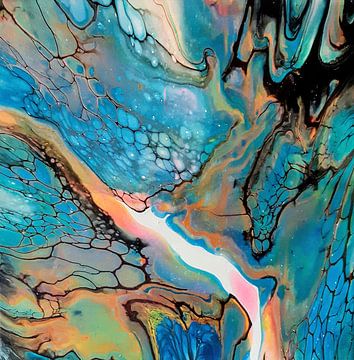 türkisfarbene Gewässer von Suzanne Van Gompel