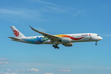 Air China Airbus A350 in Expo 2019 livery (B-1083). van Jaap van den Berg