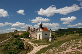 Serene Kohegy Hilltop Chapel for Rustic Living Room