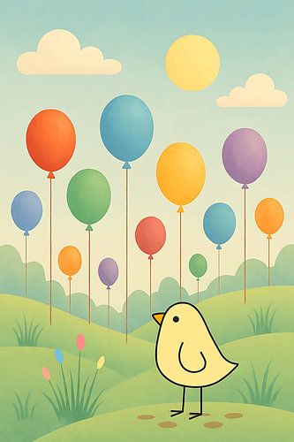 Le bosquet de ballons des rêves sur Marion Tenbergen