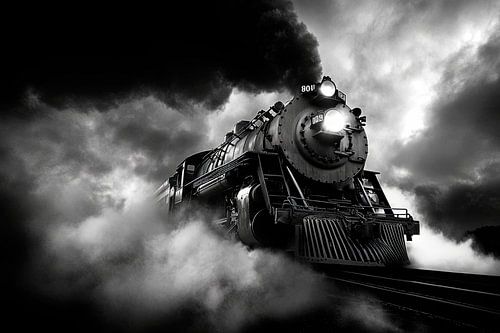 Stomende legende op de rails