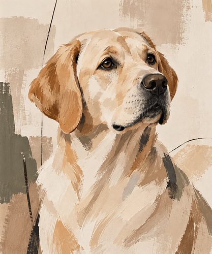 Nordic Labrador – Rustikales Hundeporträt