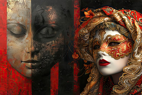 Danse des masques au clair de lune
