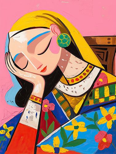 Vrouw Bloem | Vrouw Oorbellen