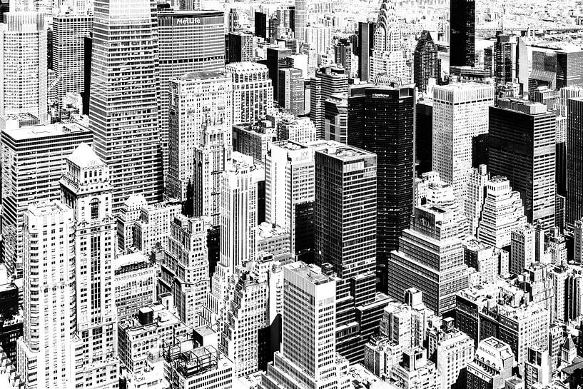 Silhouetten der Hochhäuser Manhattans von Götz Gringmuth-Dallmer Photography