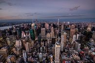 Vue d'ensemble de la ville depuis l'Empire State Building par Kurt Krause Aperçu