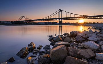 Krefeld-Uerdinger Bridge, North Rhine-Westphalia, Germany by Alexander Ludwig