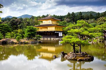 Het gouden paviljoen in Kyoto, Japan van Jeffrey Schaefer