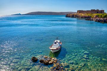 Ägäische Küste in Sigri, Insel Lesbos, Griechenland von Katho Menden