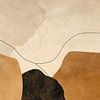 Composition minimaliste dans des tons ocres sur Digital Picture Art