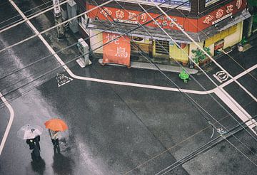 Pluie à Tokyo (Japon) sur Marcel Kerdijk