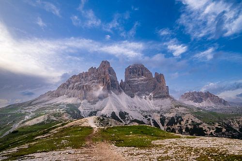 Tre Cime di Lavaredo ou Drei Zinnen dans les Dolomites Italie