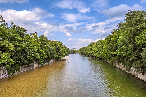 Bavière : L'Isar à travers Munich