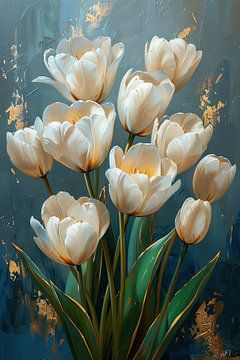 Witte Tulpen van I ❤ Bloemen