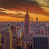 Skyline Manhattan, New York City van Robbert Ladan