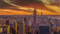 Skyline Manhattan, New York City van Robbert Ladan thumbnail