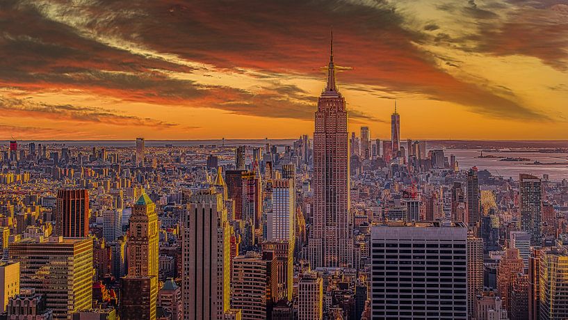 Skyline Manhattan, New York City by Robbert Ladan