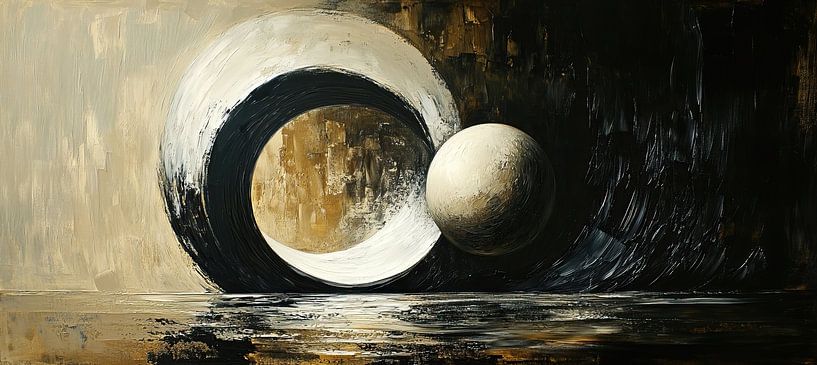 Abstrait sombre et clair par Caprices d'Art