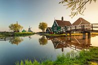 Openluchtmuseum Zaanse Schans bij zonsopgang, Nederland van Markus Lange thumbnail