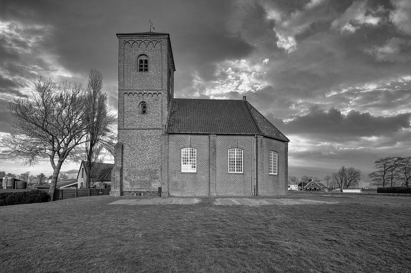 Kirche im Polder von Peter Bartelings