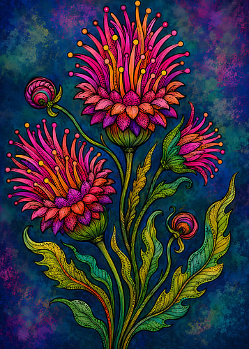 Azure Pinwheel Garden