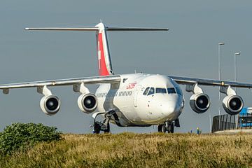 Swiss British Aerospace Avro RJ100. by Jaap van den Berg