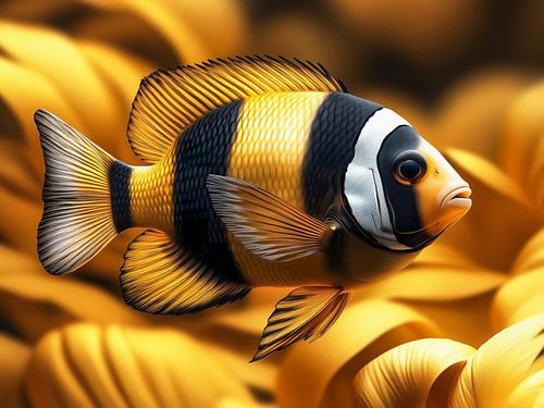 Poisson-anémone sur Max Steinwald